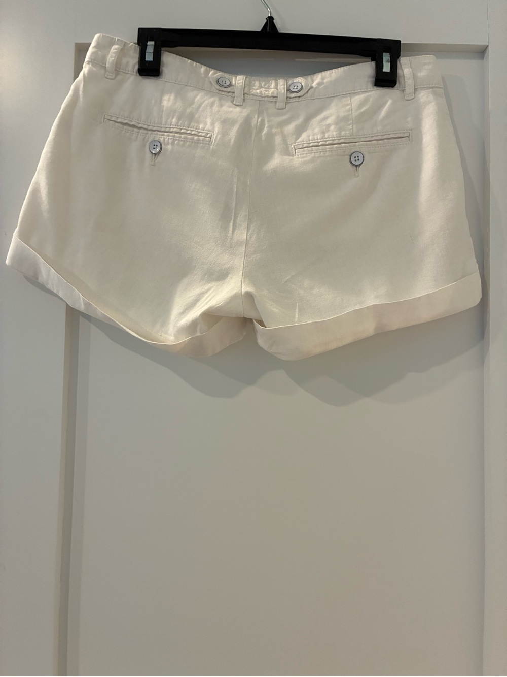 GAP Cream Cuffed Women's Dress Shorts